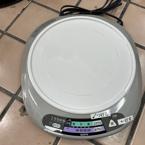 SANYO ＩＨ調理器　（IC-F2）