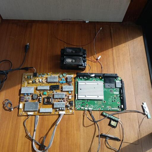 SHARPテレビ　 LC-50U40 　電源基板　スピーカーセット