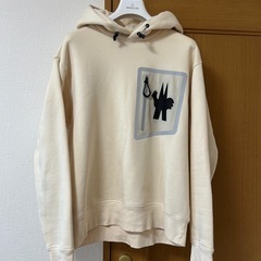 美品 モンクレール ロゴ パーカー Lサイズ