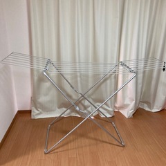 無印良品　洗濯用品　折り畳み式物干し