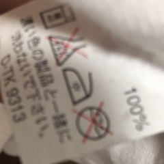 Tシャツ GAP キッズ 白 綿100% 洗濯済み  中古 美品の画像