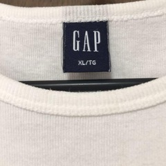 Tシャツ GAP キッズ 白 綿100% 洗濯済み  中古 美品の画像