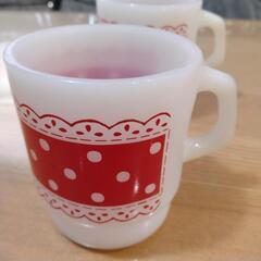 ファイヤーキング　レースドット　赤　マグカップの画像