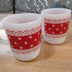 ファイヤーキング　レースドット　赤　マグカップ