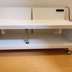 TV Stand (White) - テレビ台 白の画像