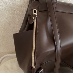 プチプラのあや/ダークブラウン2WAYリュック/26日までのお支払いで100円引の画像