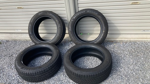 【2023年製】VRX3 215/55R17 バリ溝BRIDGESTONE ブリヂストン　スタッドレス　中古　4本セット　2本イボあり ブリザック