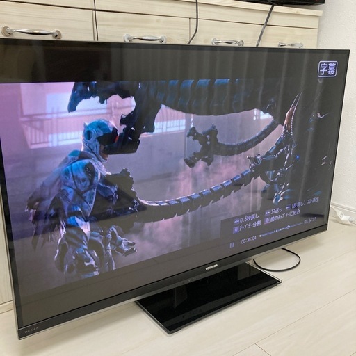 ジャンク品】TOSHIBA REGZA 42Z8+タイムシフト純正HDD付 タイムシフト