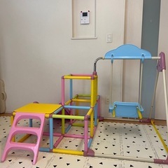 わんぱくスライダージム　ブランコ付きDXの画像