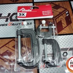 【新品】Onsite 705013 3PC C型クランプセット  