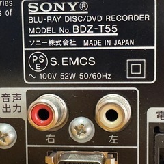 SONY ソニー　BDZ-T55 Blu-rayディスクレコーダー　ジャンク
の画像