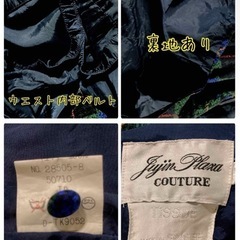 ꒰Jujin Plaxa COUTURE꒱マルチチェック柄ワンピース 絹100%の画像