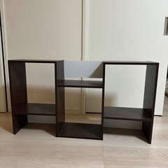 棚？ラック？　カインズ　木製　焦茶