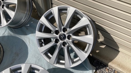 トヨタ　カムリ　純正ホイール　17インチ　中古　4本　シルバー　7.5J +45 PCD 114.3