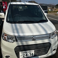 平成25年式 白 ワゴンR ターボ車 禁煙車