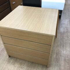 ★ジモティ割あり★  タンス ナチュラル H71×W74×D72...