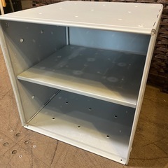 【武蔵小山店】 Graepel High Tech インダストリアル　スチール　ボックス　BOX 収納　ストレージ　storage セット　蓋付き　2点　棚　箱　検）　ビンテージ　レトロ　の画像