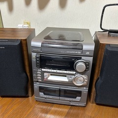 [取引決定]値下げ！アイワコンポ難ありジャンク品