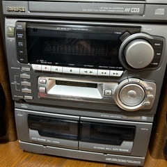 [取引決定]値下げ！アイワコンポ難ありジャンク品の画像