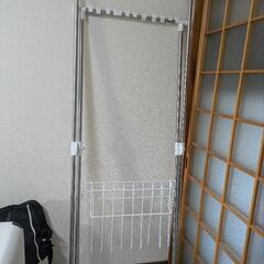 ステンレス伸縮型室内物干し　物干し　組み立て済み