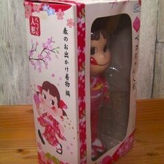 可愛いですよ～♪  不二家　FUJIYA　ペコちゃん人形　春のお出かけ着物編★箱入り未開封の画像