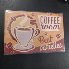 新品未使用‼️コーヒー☕④ブリキ看板20cm×30cmの画像