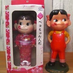 可愛いですよ～♪  不二家　FUJIYA　ペコちゃん人形　春のお出かけ着物編★箱入り未開封の画像