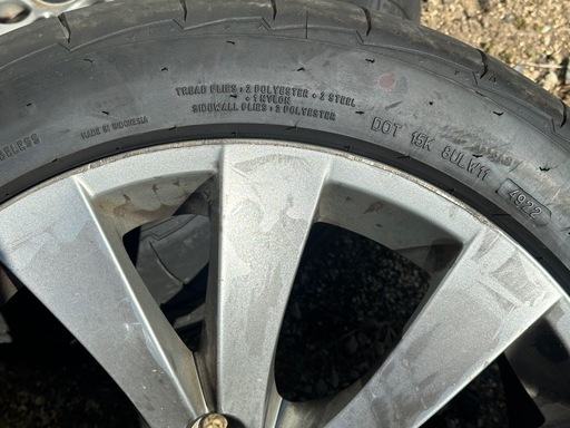 BMW6シリーズ純正アルミセット245/45ZR18 PCD120