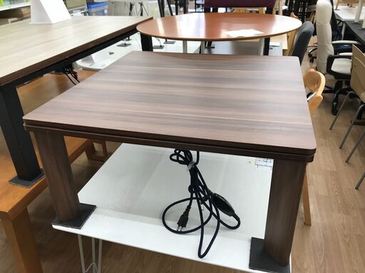 ★ジモティ割あり★  こたつテーブル ブラウン H35×W69×D69 クリーニング済み KJ8422