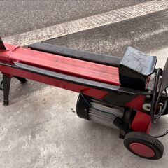 ナカトミ 100V 電動油圧式 薪割り機 LS-520 4トン 動作品