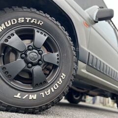 ■三菱　パジェロミニ　デュークV　4WD　マットグリーン　AT車　丸目ライトの画像