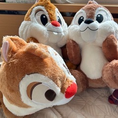チップアンドデール　めちゃでかぬいぐるみ