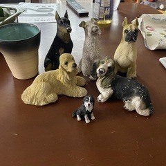 500→300円　鉢飾り　ワンチャンの画像
