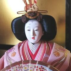 ひな人形　雛人形　お雛様　三人官女　三段　雛飾り　京都西陣伝統柄列地　本仕立本頭　徳峰
の画像