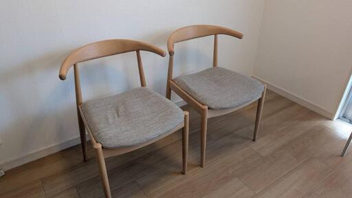 ニトリ ダイニングセット 地域限定送料込み】ニトリ 回転式チェア2脚