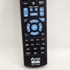 AVOX ブルーレイプレーヤー用リモコン HBD-0190K 赤外線発光確認済 Blu-ray 札幌市 平岸店の画像