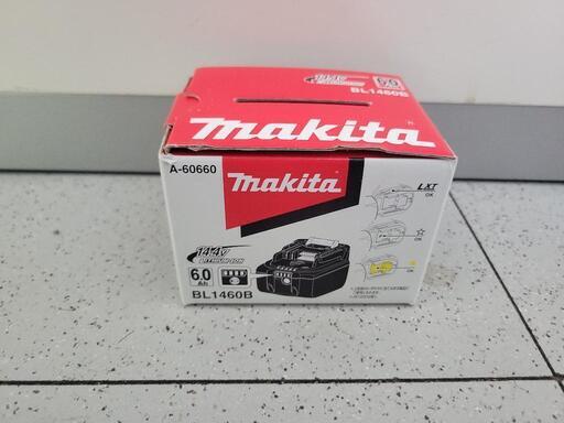【未使用】マキタ 純正バッテリー BL1460B 14.4V 6.0Ah　リサイクルショップ宮崎屋住吉店25.2.22