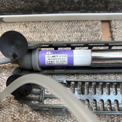 格安セット　GEX水槽　ヒーター、LEDライト、ポンプ、濾過器、水温計などの画像