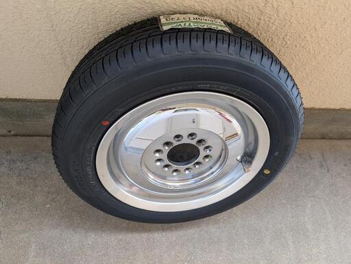 希少13インチレイズショットガンホイール×4
新品タイヤセット