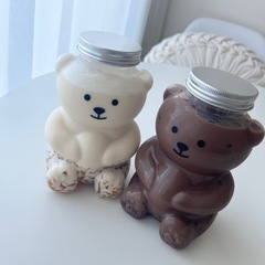 ゴンチャ　期間限定　バレンタイン　ベアボトル　ハニーベア　空ボトル　