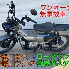 ハンターカブ　ローダウン　フォグランプ　CT125 マッドシルバ...