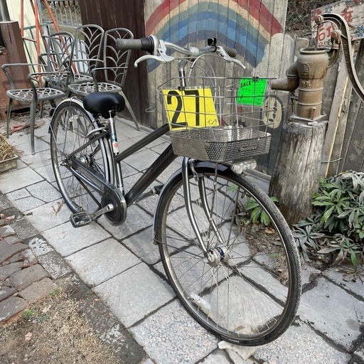 【5007】シティ　ブリヂストン　アルベルト27インチ　後タイヤ新品　19,300円（防犯•税込）