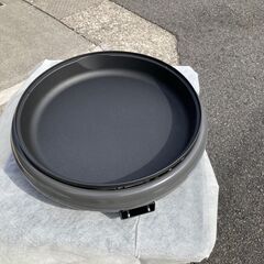 ★価格交渉OK・おまけ付き 和平フレイズ(丸山技研)　※未使用品　着脱式深型ホットプレート《ガラス蓋付》MHP-1202Gの画像