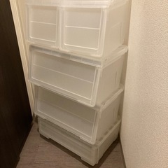 【取引中】収納ケース5個セット※取りに来ていただける方