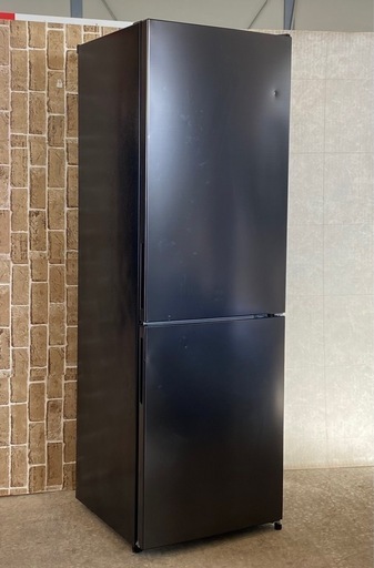 maxzen マクスゼン 大型 2ドア冷蔵庫 231L 2021年製 JR230ML01GM 黒 ブラック系 札幌市東区中沼町