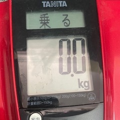 ◆早い方優先!! TANITA 体重計 Inner Scan インナースキャン　レッドの画像