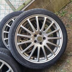 ８６にブリジストンの17インチアルミ４本の画像