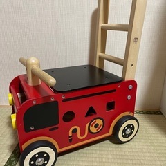 消防車　知育玩具　積み木　乗り物