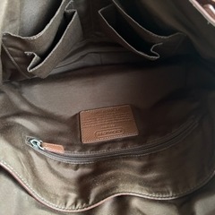 そこそこ美品です、COACH レザー メッセンジャーバッグ売りますの画像