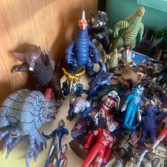 ウルトラマン 仮面ライダーソフビ セットの画像